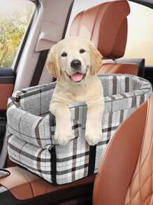 Dog Car Seat - Small Dog Specific Car Seat, Small Dog Central Console Seat, Dog & Cat Booster Seat, Portable Car Armrest Seat For Dogs & Cats Under 15lbs, Interactive Pet Car Seat, Pet Supplies, Universal Portable One Shoulder Pet Carrier For Dogs And Cats Dog Car Seat Car Seat Covers Dog Car Seat Cover Pet Car Seat