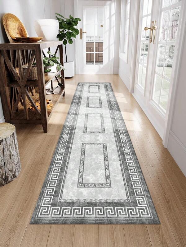 Tapetes Long Runner para casa, mesa de centro para sala de estar, tapete para área de quarto, fácil de limpar