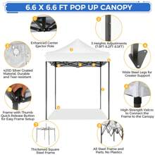 CAROMA Folding Gazebo 2x2 Waterproof, Stable, Winterproof Without Side Wall, Pop-Up Gazebo Party Tent, Sun Protection Garden Gazebo, Foldable Gazebo With Handbag (2 X 2 M Blue)