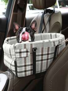 Dog Car Seat - Small Dog Specific Car Seat, Small Dog Central Console Seat, Dog & Cat Booster Seat, Portable Car Armrest Seat For Dogs & Cats Under 15lbs, Interactive Pet Car Seat, Pet Supplies, Universal Portable One Shoulder Pet Carrier For Dogs And Cats Dog Car Seat Car Seat Covers Dog Car Seat Cover Pet Car Seat