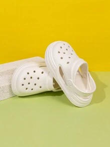 Cute Baby Plain Minimalist Style Summer Beach Sandals - White - View 6