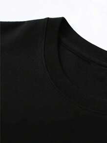 Camiseta de hombre vintage de 190g con diseño de girasol y abeja con el texto "Tú eres el sol" - Negro - Ver 5