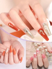 1 st/3 st/10 st/20 st nagelpoleringsblock, medium/fin kornstorlek 100/180, lämplig för akrylnaglar, gelnagellack, 3-i-1 professionellt pedikyr- och manikyrpoleringsset, nagelkonsttillbehör, nagelverktyg, skolstart, nagelvård, nagelverktyg (lämpliga för nagelklistermärken) - Rosa - Visa 5