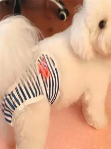 30 piezas Pañales transpirables para perros, para cuidado menstrual e incontinencia canina, almohadillas de entrenamiento contra fugas, almohadillas de cuidado menstrual para mascotas, material suave y amigable con la piel, sin necesidad de carga