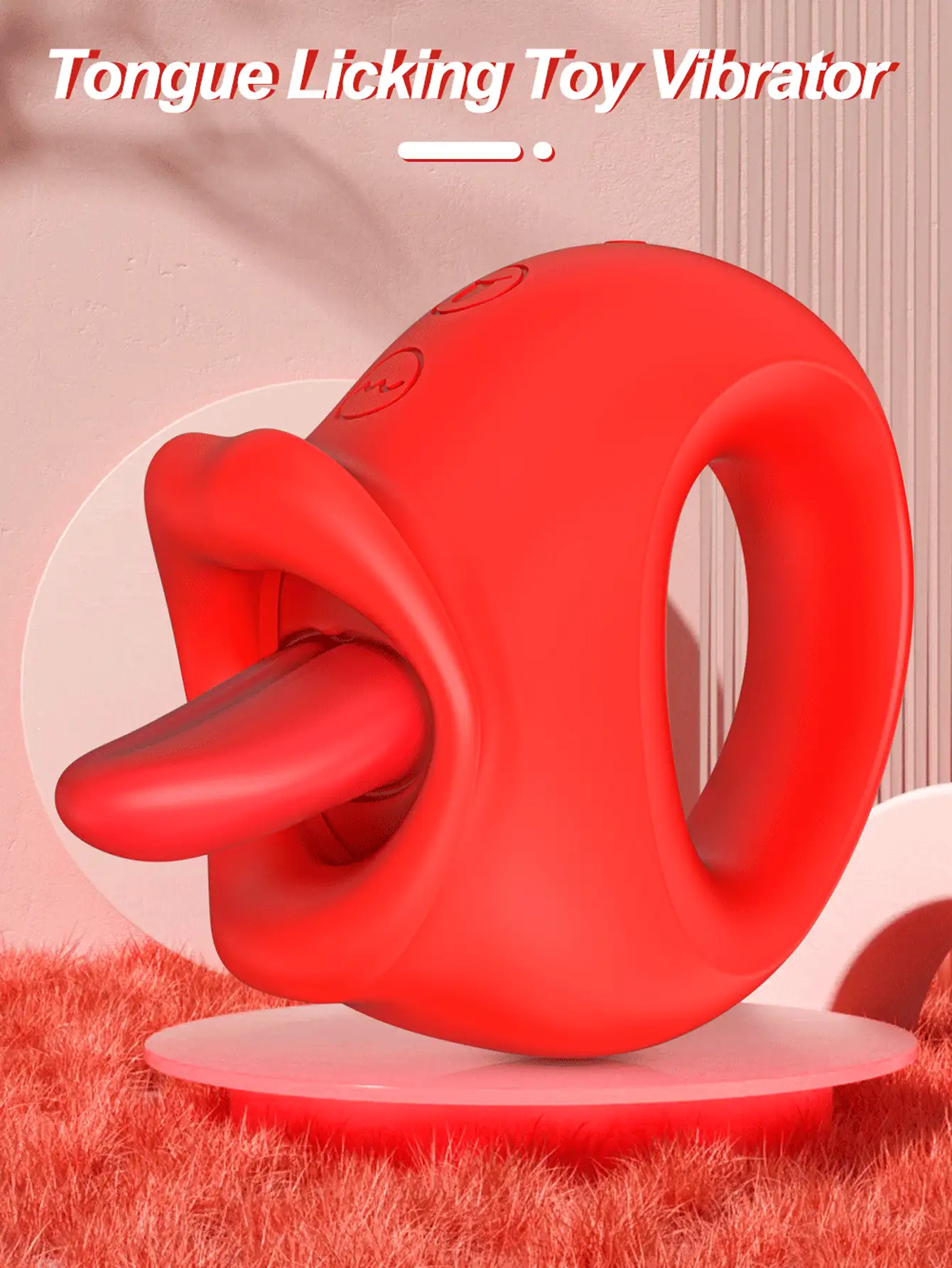 Juguetes sexuales femeninos realistas para lamer la lengua, juguetes sexuales rosados, vibrador de clítoris con 10 modos de vibración, uso de masajeadores de pezones y senos para estimular el clítoris, el punto G, la estimulación vaginal y el ano, juguetes sexuales para adultos perfectos para la masturbación y el placer de los juegos previos en pareja para mujeres