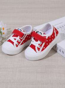 1 par de zapatos deportivos casuales, planos, cómodos y ligeros para bebés, aptos para todas las estaciones