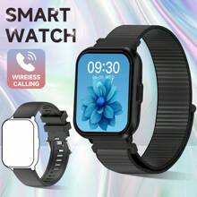 SIMSONLAB Reloj inteligente con pantalla táctil completa de 4,65 cm para mujeres, recordatorio de llamadas, talla grande de 100 modos deportivos, resistente al agua hasta 10 m, batería de 280 mAh, llamada inalámbrica, notificación de mensajes, esfera personalizable, unisex, compatible con iOS y Android, gran regalo para mujeres - Multicolor - Ver 13