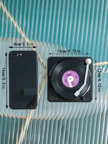 1pc/2pcs/4pcs/6pcs/8pcs/10pcs Creative Vintage CD Vinyl Record Coasters, Heat Insulating Cup Mats For Wedding, Party, Gift, Birthday, Christmas