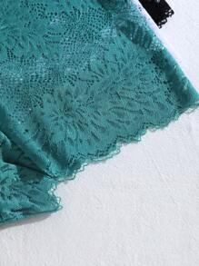 3pcs/Set Solid Color Bow Floral Lace Bikini Panties, Sexy & Romantic Women's Underwear - Multicolor - View 5