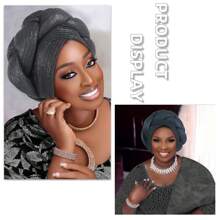 1pc Polyester Bandana Headwrap Cap, For African, Or Any Occasion, Suitable For All Seasons