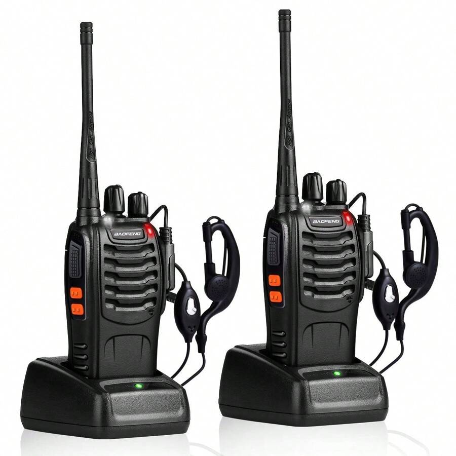 6pz Radio Comunicacion Profesional Largo Alcance 2 Vias Intercomunicador Recargable - 2pcs - Ver 1