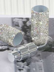 3/1pc Diamond Refillable Perfume Atomizer Bottles,Portable Mini Separate Perfume Bottle,Travel And Outings Spray Boxes Dispensers 10ml