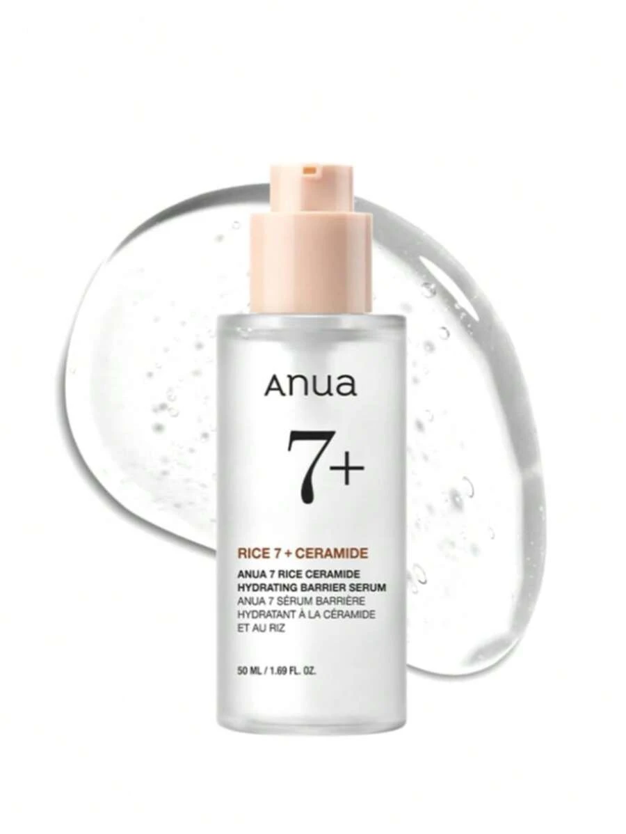 Anua RICE CERAMIDE 7 HYDRATING BARRIER SERUM, 50ml/1.69fl.Oz. ,Brightening, Hydrating Serum For Face, Rice, Hyaluronic Acid - 50ml - View 1