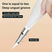 1pc Stainless Steel Precision Toenail Clipper - Effortless, Suitable For Ingrown & Thick Nails, Classic Design, Odorless, Durable