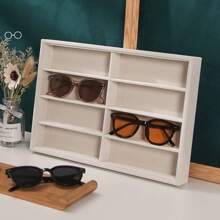 Samtbrille Organizer - Mehrzweck Aufbewahrungsablage für Brillen, Schmuck (Ringe, Ketten, Armbänder, Uhren) für Männer und Frauen