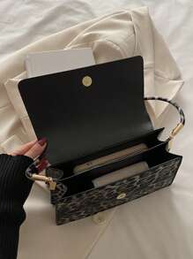 Simple Chic Plain Retro Elegant Shoulder Bag - Multicolor - View 7