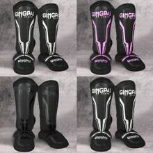 GINGPAI Muay Thai Fighting Leg Guards For Teenagers And Adults Professional Boxing Calf Guards With Back Of Feet Sanda Training Shin Guards Thickened Boxing Training Protective Gear Fighting Ankle Guards Shin Guards For Men And Women - Multicolor - View 7