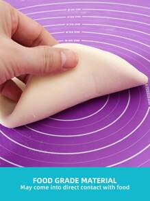 1pc Kneading Mat - Non-Stick, Durable And Easy To Clean - Blue/Red/Pink/Purple/White Options, Convenient Cleaning, Suitable For Cookie, Dough, Cake Baking, Essential Baking Tool For Chinese Pastries, Great For Halloween, Christmas, Easter, Thanksgiving - - - View 2