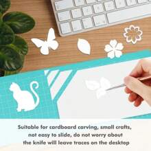 Tapete de corte para Joy (4,5 x 12 polegadas, aderência padrão, aderência leve, aderência forte), Tapetes de corte adesivos para acessórios Joy, volta às aulas, material escolar