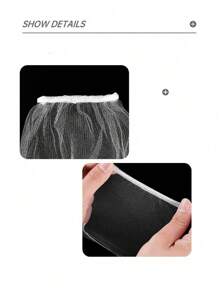 100pcs Disposable Kitchen Sink Filter Bags - Food Residue & Leftovers Strainer, Mesh Drain Trapper, Easy To Clean - White - View 9
