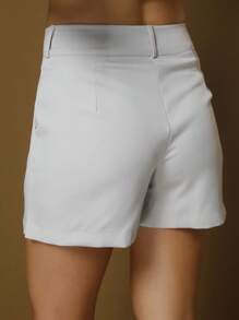 Conjunto Afaitaria |Sem Cinto| Sem Manga| Short com Bolsa Tecido De Alfaiataria