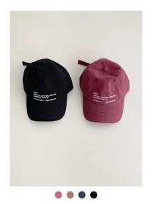 1 pieza Gorra estilo snapback minimalista suave con corona, sombrero de sol casual unisex para exterior, rostro pequeño, primavera/verano