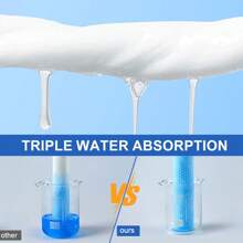 80/240PCS 白色亲肤面膜巾 卸妆巾 洗脸巾 超强吸湿 柔软密实植物纤维清洁巾 干湿两用 可重复使用干湿巾 适用于面部清洁 可用于擦脸擦身体 也可当桌布 - 白色 - 查看 4