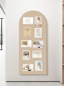 1pc Felt Arch Wall Decal, Background Photo Wall Memo Board,School Supplies,Back To School