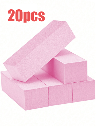 1pc/3pcs/10pcs/20pcs Nail Buffer Block, Medium/Fine Grit 100/180 Finishing Buffers For Acrylic Nails Gel Polish Nails, 3 Way Professional Pedicure Manicure Buffer 1pc/3pcs/10pcs/20pcs Nail Buffer Block, Medium/Fine Grit 100/180 Finishing Buffers For Acrylic Nails Gel Polish Nails, 3 Way Professional Pedicure Manicure Buffer KitsKits,Nail Supplies,Nail Tools,Nail Art Tools,Back To School,Nails,Nail Tools For Press On Nails