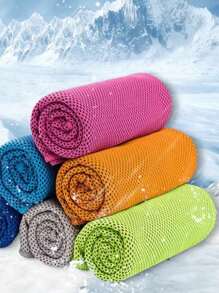 1pc Microfiber Ice Towel For Neck, Light Weight And Thin Thickness Quick Drying Towel Soft Breathable Chilly Towel For Cooling, Yoga, Sports, Golf, Gym, Camping, Running, Fitness, Workout & More Activities Fall Decor,Holiday Home Bathroom Decor Beach Essentials Back To School