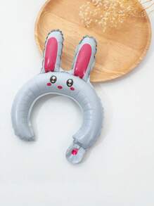 3/9pcs Easter Bunny Ears & Carrot Headband Balloons Set - Assorted Colors, Perfect For Spring Parties & Birthdays