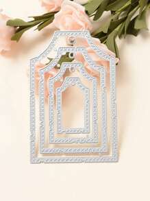 Geometric Bookmark Tag Metal Cutting Dies Die-Cut For Photo Album Card Making, DIY Handmade Scrapbook Crafts Stencil