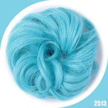 Synthetic Messy Bun Chignon Donut Gary Hair Bun Pad Elastic Hair Rope Rubber Band Hair Extensions