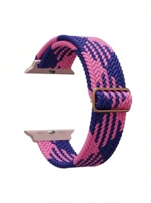 Stretchy Solo Loop Compatible With Apple Watch Band 38mm 40mm 41mm 42mm 44mm 45mm 46mm 49mm For Women Men, Nylon Elastic Straps Wristbands Compatible With Apple Watch Series 10 9 8 7 6 SE 5 4 3 2 Ultra Ultra 2