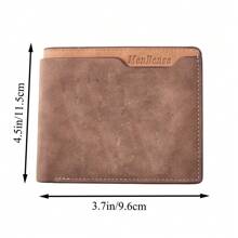 Custom Photo Wallet For Men Personalized Engraved Picture Gifts For Boyfriend Husband Dad - Coffee Brown - View 4