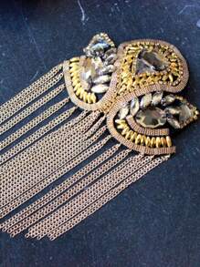 1 buc. Elegant la modă, unic, personalizat, cu ciucuri aurii, accesoriu pentru bărbați, potrivit pentru naveta zilnică de afaceri