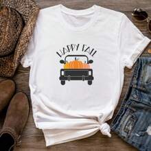 Pumpkin Truck Shirt, Fall Old Truck Shirt, Pumpkin Truck Women Shirt, Fall Woman Gift, Thanksgiving, Fall Shirts For Women, Gift For Her