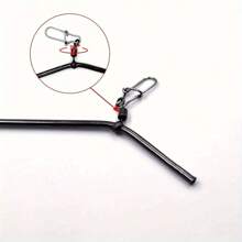 5 Stück Messing Angelverbinder - Anti-Verhedderungs Y-förmiger Ausgleichsarm mit Drehwirbel, leichtgewichtig - Größen S/M/L/XL
