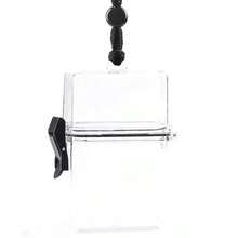 Caja de almacenamiento transparente de 3 pulgadas, soporte para sesión fotográfica con cuerda, estuche impermeable para tarjetas, caja cuadrada para exteriores a prueba de polvo, caja de almacenamiento de fotos - Gris - Ver 5