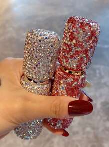 3/1pc Diamond Refillable Perfume Atomizer Bottles,Portable Mini Separate Perfume Bottle,Travel And Outings Spray Boxes Dispensers 10ml