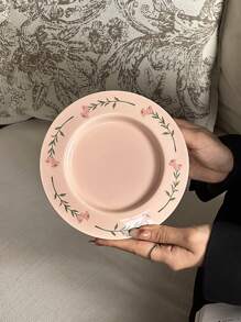 1 Set Cute Rabbit Coffee Cup & Saucer Set - Vintage Ceramic, Suitable For Afternoon Tea, Also Perfect For Parties, Thanksgiving, And Back To School Season - Rabbit In the Flowers Coffee Cup and Saucer - View 9