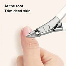 1pc Stainless Steel Precision Toenail Clipper - Effortless, Suitable For Ingrown & Thick Nails, Classic Design, Odorless, Durable