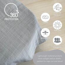 1 Stück/Set atmungsaktive, leichte Autositzabdeckung, Babysitzabdeckung für Kinderwagen, Abdeckung für Kinderwagen und Babyautositze für Jungen und Mädchen, passend für die meisten Kinderwagen und Babyautositze