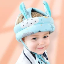 Baby Helmet Adjustable Head Protector Crawling Walking - Azul - Ver 4