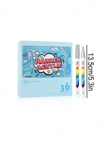 GuangNa 12/24/36/48/60/72/84/96/120 色圆头 2.0 马克笔 - 多色可选，不晕染，适合学校和艺术，适合朋友的返校文具文具礼物，返校礼物