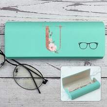 Hard-Shell Spectacle Case Men Women Glasses Case PU Leather Portable Anti-Extrusion Sunglasses Storage Box Folding Eyewear Pouch