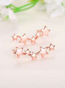 1 对青少年魅力耳钉适合女孩礼物适合日常装饰适合派对珠宝生日礼物 - 1# - 查看 4