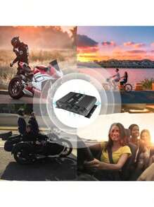 LEPY LP-838USB Amplificadores de 2.1 Canales Bluetooth Hifi 12V Car Home Amp Soporte USB Lossless Music Play Digital Audio Amplificador - Negro - Ver 9