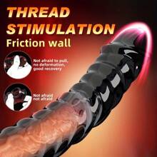 Penis Sleeve Sex Toys, 1pc TPE Elastic Cock Sleeve Sheath Penis Ring, Reusable Realistic Dildo Penis Sleeve, Adult Male Sex Toys For Men Couple