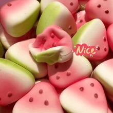 1pc Watermelon Squeeze Stress Ball, Soft & Slow Rebound Fruit Fidget Toy, Cute Anti-Stress Relief Squeezer - Multicolor - View 6
